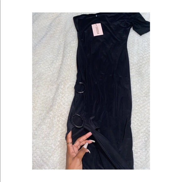 High low open side detail misguided dress - Picture 1 of 2